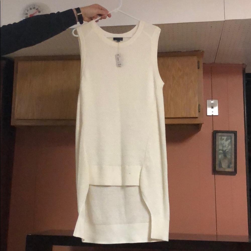 White limited sweater